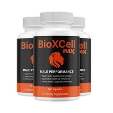3-Pack BioXCell Male Capsules - Bio X Cell for Male Performance - 180 Capsules
