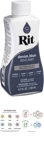 Rit All-Purpose Liquid Dye Denim Blue 