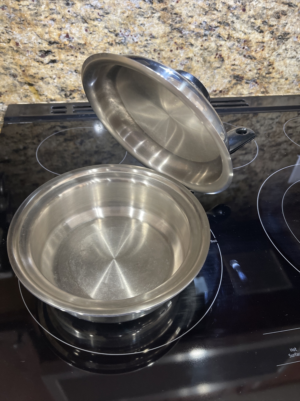 Kitchen Craft Waterless Cookware 1 QT Sauce Pan Pot with Lid eBay