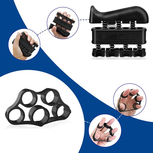 Hand Grip Strengthener Strength Gripper Finger Exerciser Therapy Forearm Trainer - Picture 20 of 66