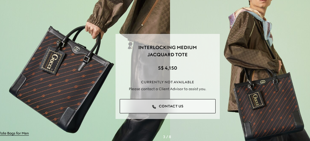 Gucci Interlocking G Jacquard tote Bag- RRP$4,150 + Tax | eBay