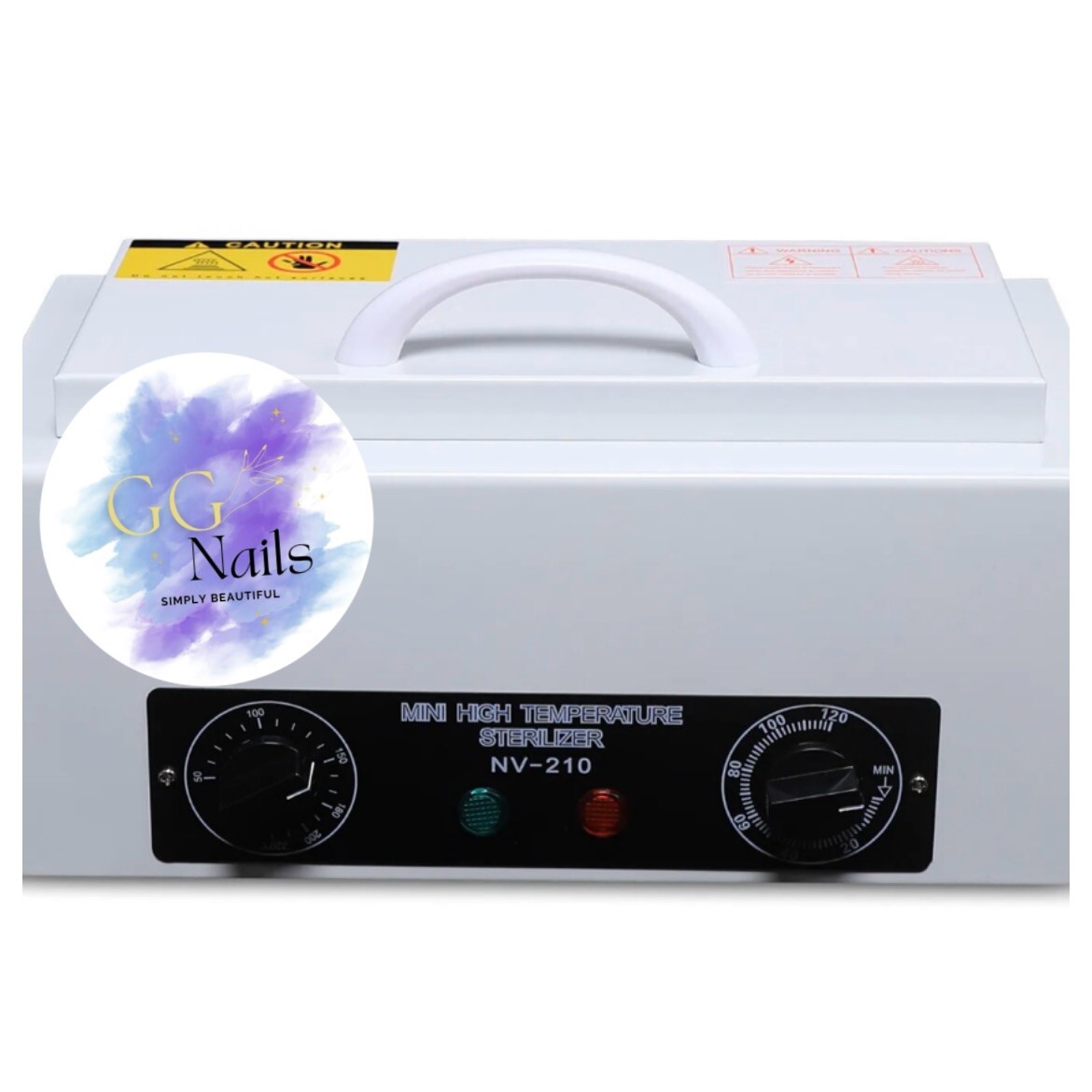 Esterilizador térmico seco de alta temperatura de 1,5 L NV-210 gabinete desinfectante de manicura nuevo
