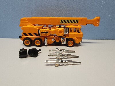 Transformers G1 Grapple crane truck 1985 near complete
