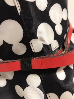 Rare Disney Parks Mickey Mouse Black & White Rain Bucket Hat  display picture 3