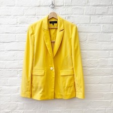 Rag Bone Bonnie Blazer Wool Yellow 8