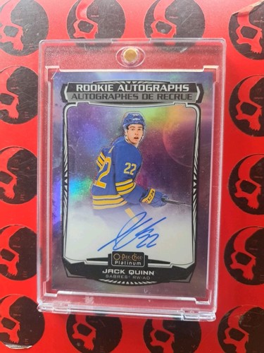 2022-23 Jack Quinn Platinum /35 Rookie Autographs Auto Cosmic O-Pee-Chee OPC