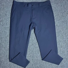 Under 510 Performance Dress Pants Men's 40x26 Navy Blue Office Casual U-510