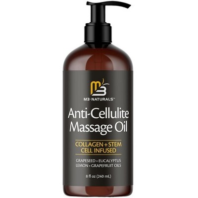 ANTI CELLULITE MASSAGE OIL Collagen + Stem Cell Firming Tightening Body Oil