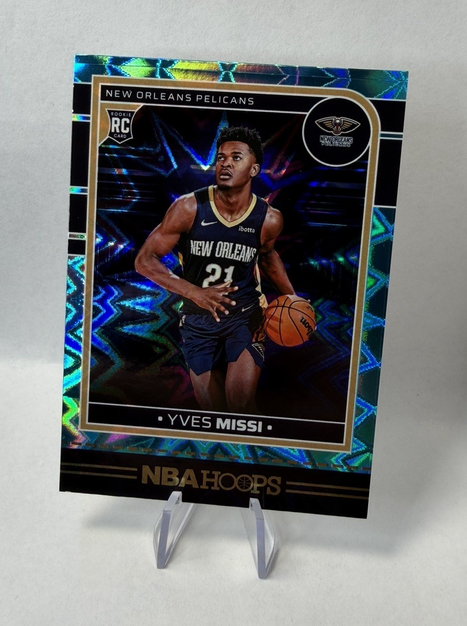 2024-25 Panini NBA Hoops TEAL EXPLOSION #251 Yves Missi RC pelicans rookie