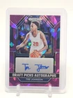 TRE JOHNSON 2023-24 PANINI PRIZM DRAFT PICKS AUTO PURPLE ICE /99 #DPA-TRE Q9989