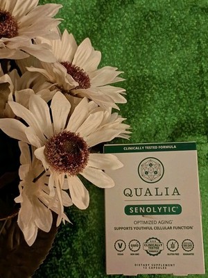 QUALIA Senolytic Optimized Aging Supports Youthful Cellular Function 12 Cap 1/27