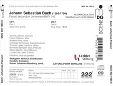 Image of JOHANN SEBASTIAN BACH: JOHANNES-PASSION, BWV 245 NEW CD