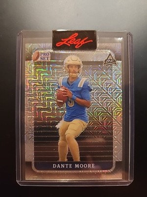 2023 Leaf Pro Set SILVER Oregon Production Proof DANTE MOORE Football 1/1 RC