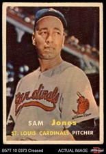 1957 Topps #287 Sam Jones Cardinals 2.5 - GD+
