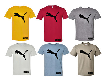 puma men's performance t-shirts casual logo  M,L,XL