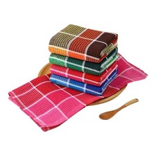 4 torchons Multicolore neufs  coton  68 cm x 42 cm 