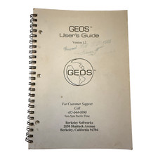 Vintage GEOS User's Guide Version 1.2 by Berkeley Softworks