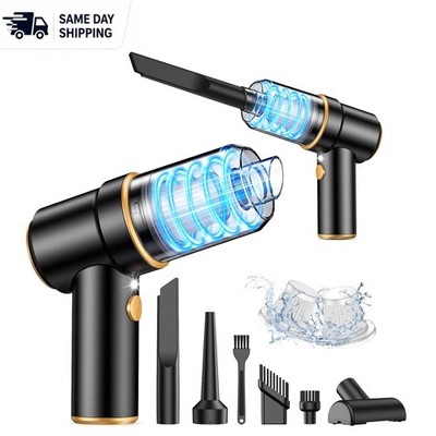 Portable Rechargeable Vacuum Cleaner for Home & Car - Multi-Function Design