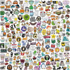 20/40/50 PCS Cute Enamel Pins Bulk, Funny Backpack Pins Aesthetic Lapel Badge Pi