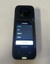 Insta360 X3 360 Action Cam Fully Functional -  Chipped Lens