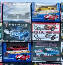 Plastic Car Building Kits 1/24 - $25 EACH - You Choose - LAST IN STOCK