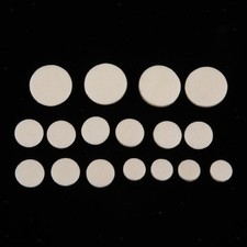 17 Pieces Eb Clarinet Key Cushion Pads Mat for Woodwind Instrument Parts
