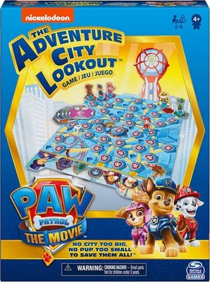 Spin Master Games PAW Patrol Adventure City Lookout Brettspiel 2-6 Spieler