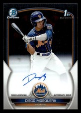 Diego Mosquera 2023 Bowman Chrome #CPA-DM Prospect Autographs