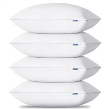 Soft Supportive Bed Pillows for Side and Back Sleepers, OekoTex Certified Dow...