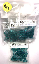 Swarovski Crystal 6mm 360 pcs Blue Zircon 5301 5 baggies of 72