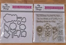 My Favorite Things MFT Sending a Smile Stamp Set CS-264  Coordinating Dies
