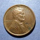 1911 Lincoln cent  XF details
