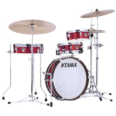 Tama LJK48P-BRM Club Jam Pancake Set Burnt Red Mist - Drum-Set