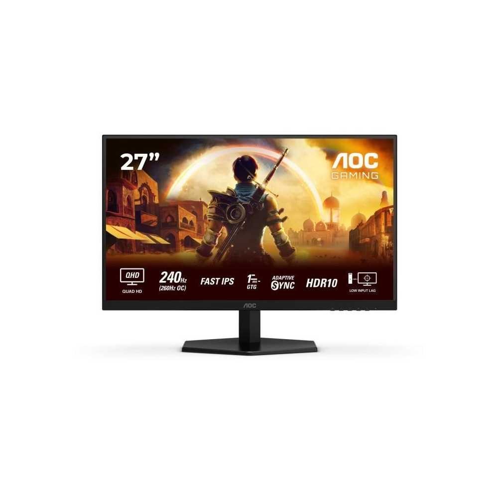 Écran PC Gamer AOC Q27G42ZE de 27 pouces QHD 240Hz avec dalle Fast IPS