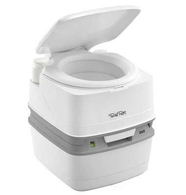 Thetford porta potti 365 qube portable toilet white chemical camping