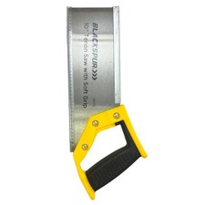 Tenon Saw with Soft Grip Handle 10" Fine Tooth Hand Saw for Wood Cutting
