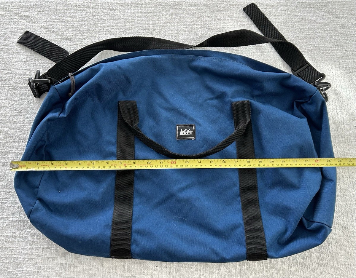REI Co-Op Duffel Travel Bag w/ Shoulder Strap & Handles Large Blue