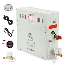 CGOLDENWALL 4.5KW Luxury Self-draining Steam Generator W/waterproof Control