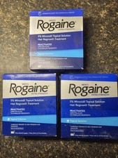 Rogaine Extra Strength Minoxidil 5 Topical Solution Men Unscented 3 Boxes 2028