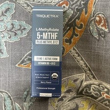 ***Triquetra 5-MTHF L-Methylfolate Methyl B12 Liquid 1oz 60 Servings BERRY EXP27
