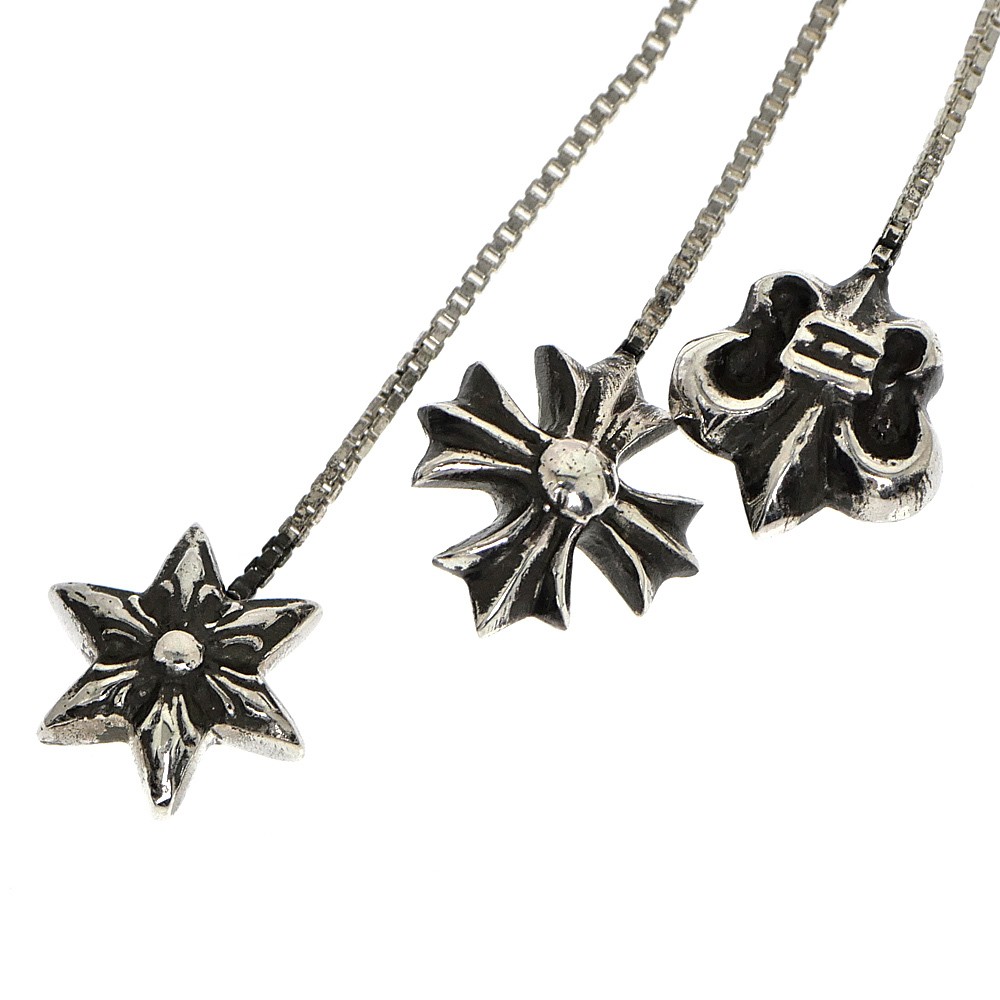 クロムハーツJOJO earring CH PLUS star BS FLEUR Chrome Hearts JOJO Star CH Plus BS Flare Earring 925