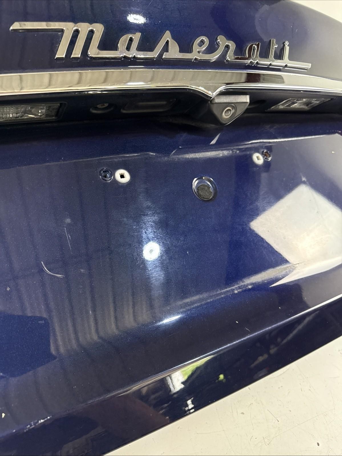 14-21 Maserati Quattroporte S Q4 Rear Trunk Lid Decklid Camera Inner Lights NICE