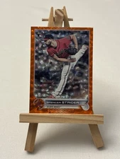 2022 Topps Series 2 Spencer Strider ORANGE FOIL /299 Braves RC #509 Rookie