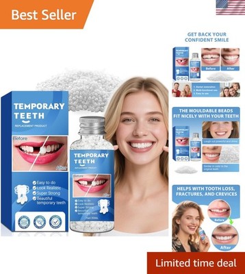 Tooth Repair Kit, Moldable False Teeth Beads for Teeth Repair, Suitable for M...