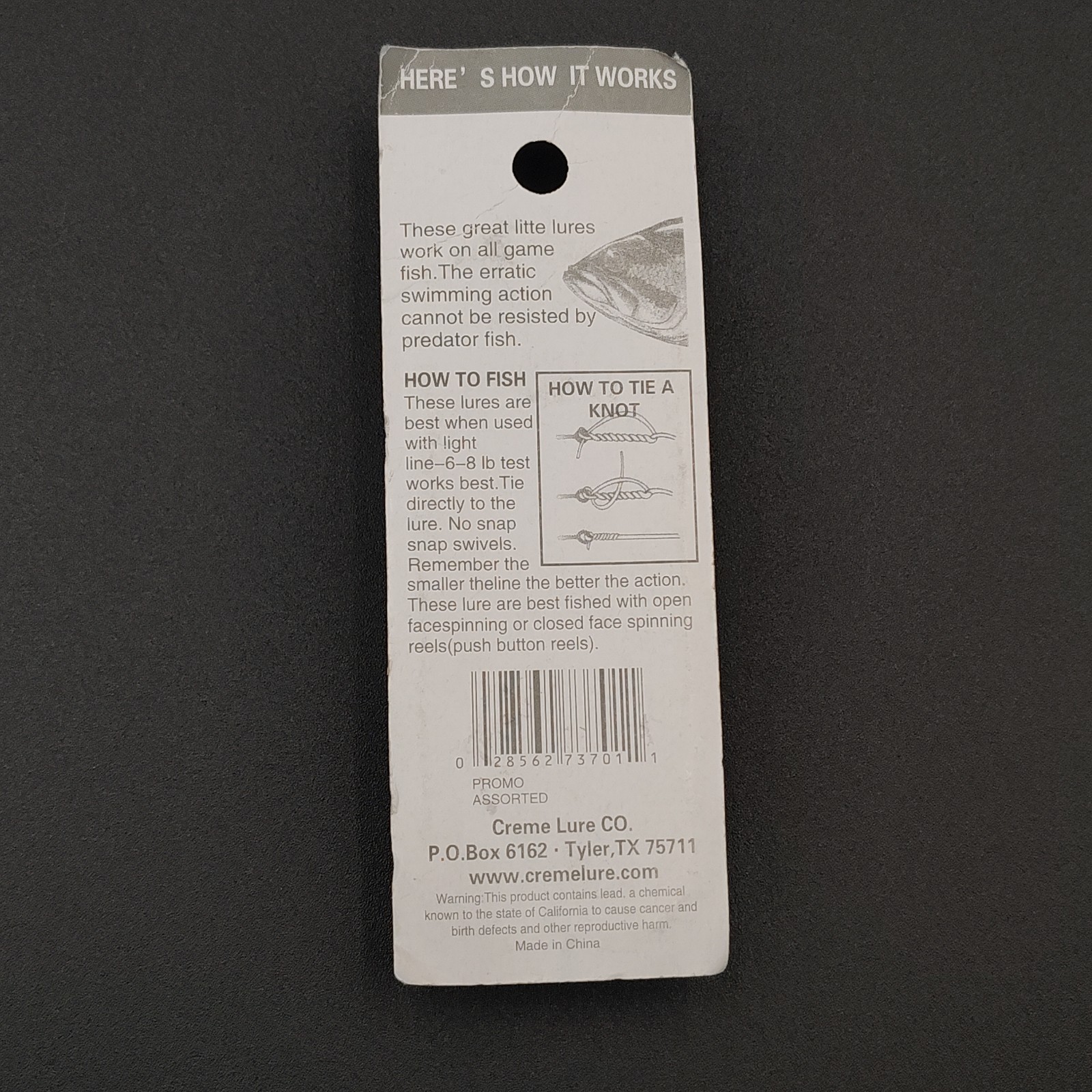 ✅🎣🐟Creme Lure Topwater Poppers 1/8 oz 2 Inches VTG Silver Red Black📸SEE📏📸 - Image 2