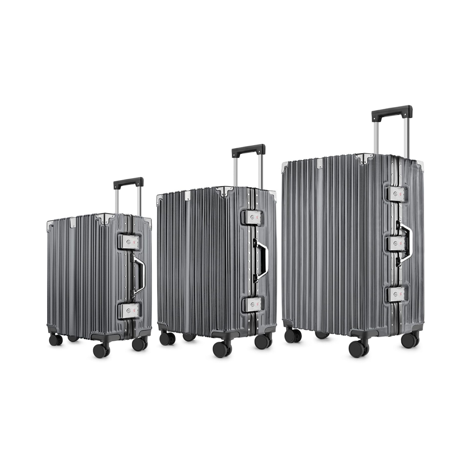 Set - 20/24/28 Inch Airline Approved Carry On 22x1...
