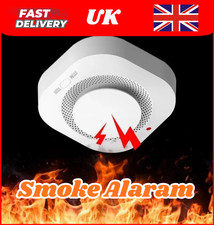 Smoke Alarm with 10 Year Life Battery Smoke Detector & Fire Alarms Sensor Home