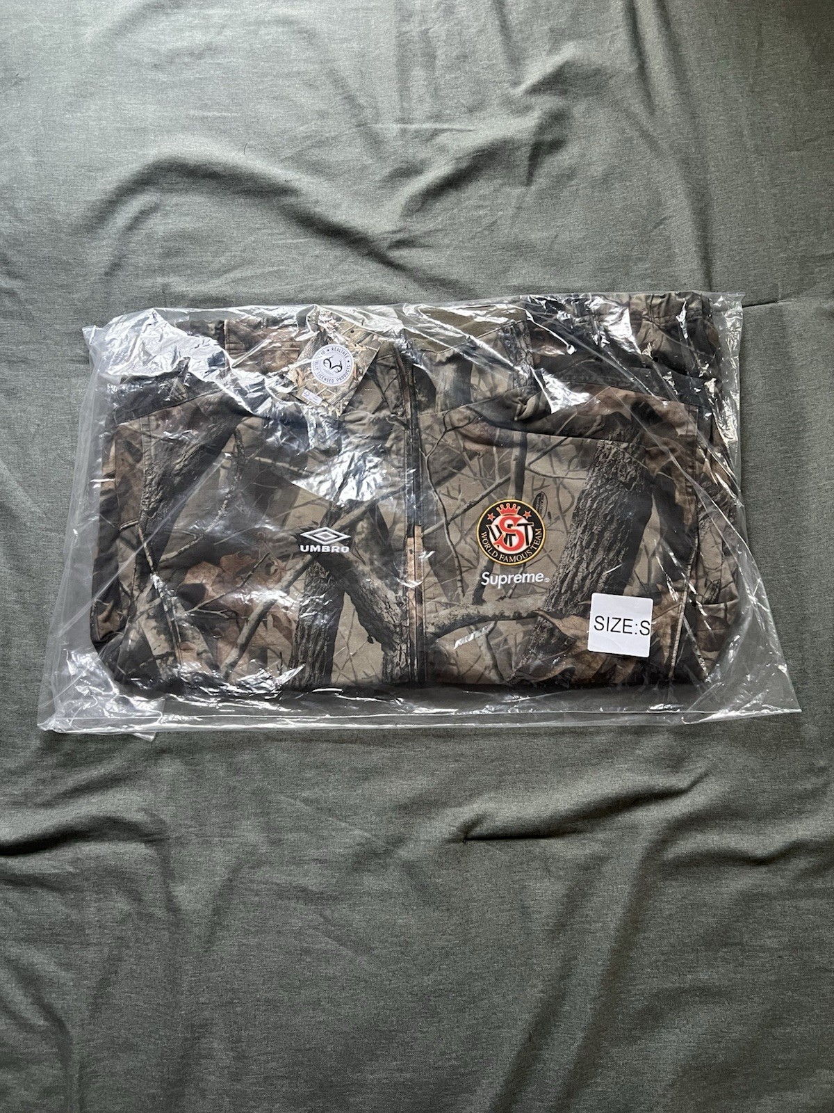 Supreme Umbro Cotton Ripstop Track Jacket Camo Size Small