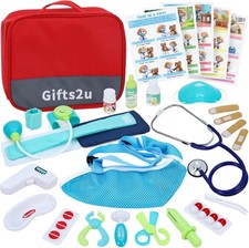 Pretend Play Medical Set: 28-Piece Kids Doctor Kit with Realistic Accessories