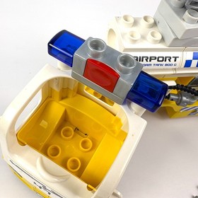 VTG Lego Duplo 7844 Airport Rescue Truck Box Minifigures Partial Manual *READ